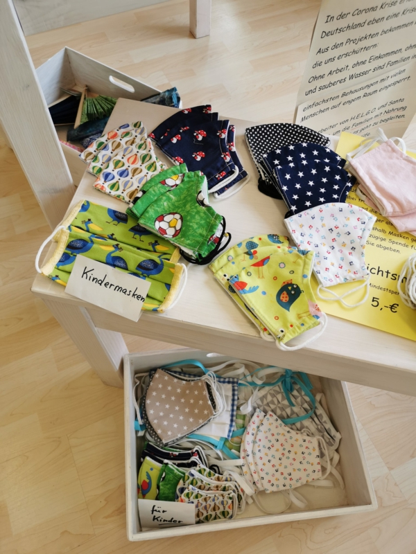 Corona-Masken bei Eine Welt Kreis Salzkotten