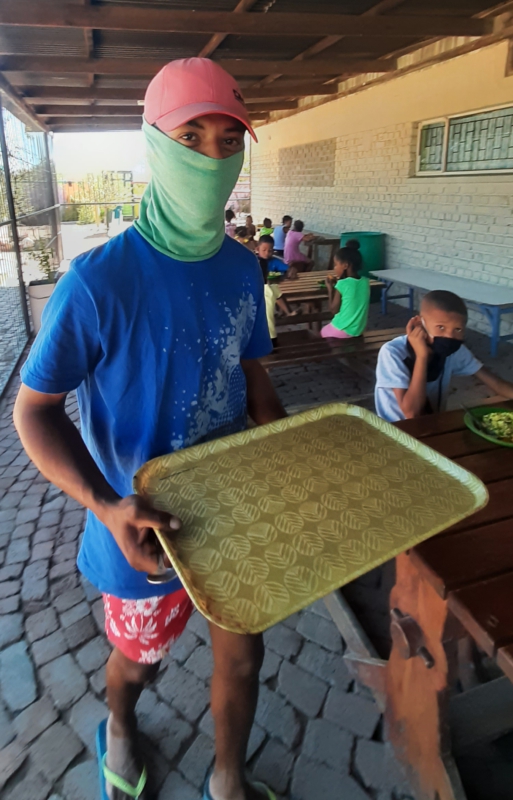 Mittagessen in der Pandemie