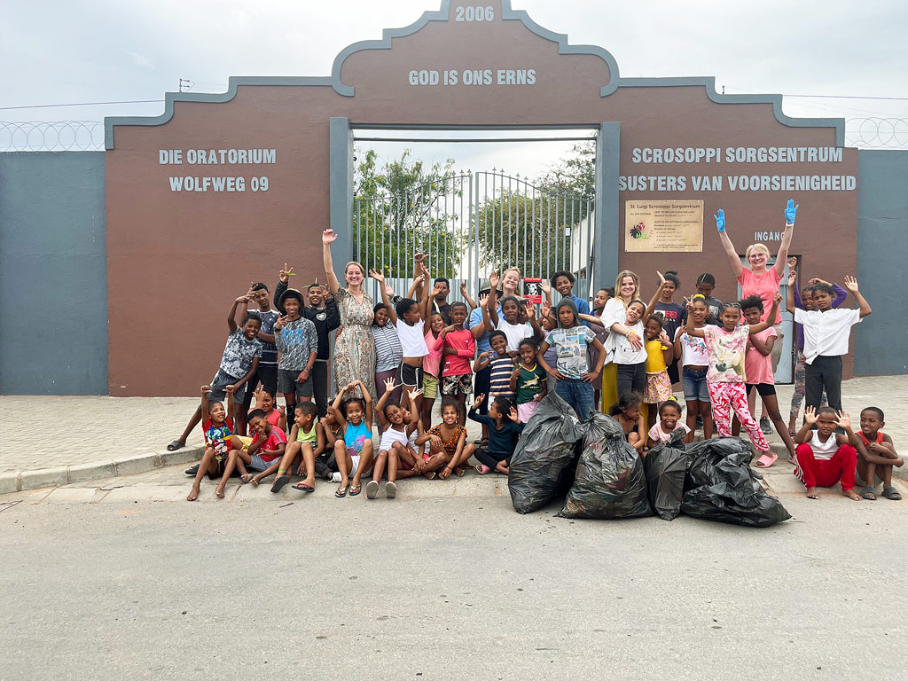 das Ergebnis der Müllsammlung ist beeindruckend