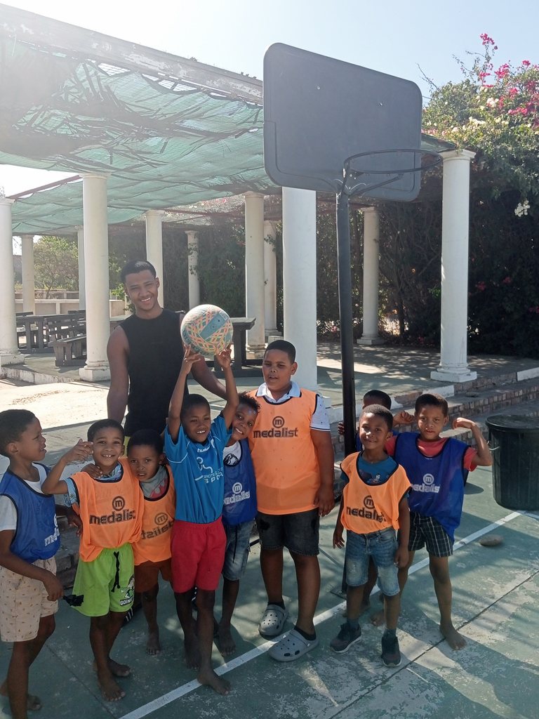 grosse Freude über die neuen Körbe