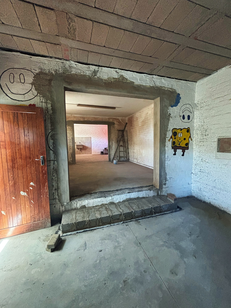 Haus Veronika während der Renovierung