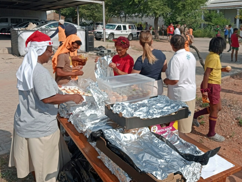 Süssigkeiten-Stand am Nikolaus-Tag