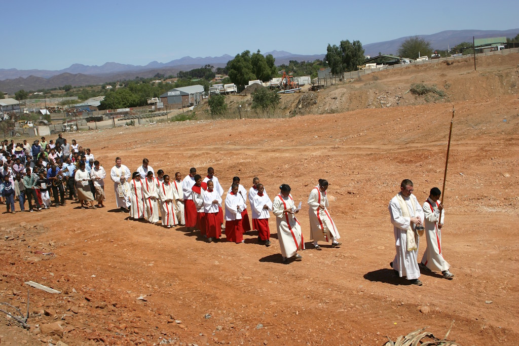 Segnung des Geländes für das Scrosoppi Care-Center