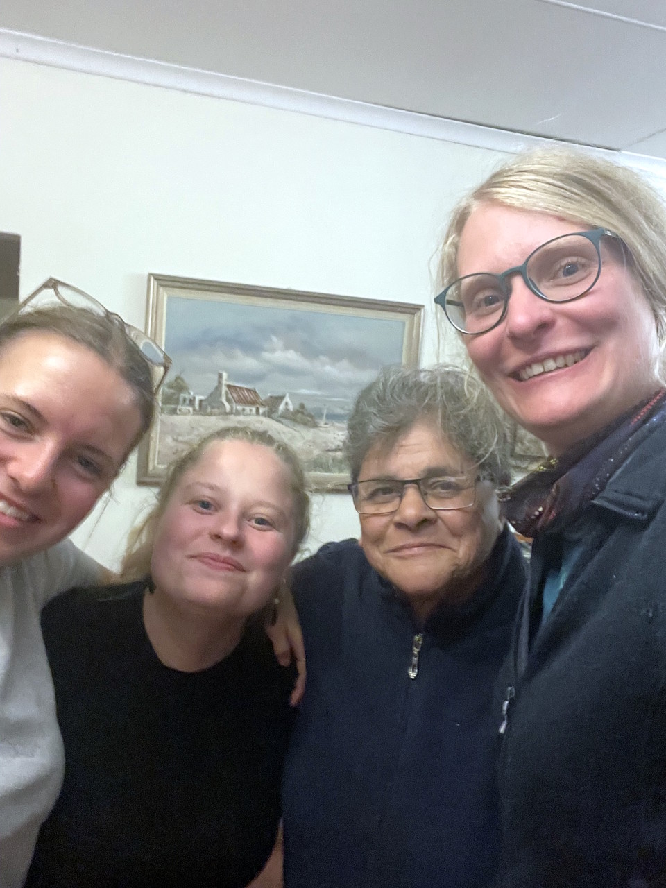Jette, Annika, Maud und Lena